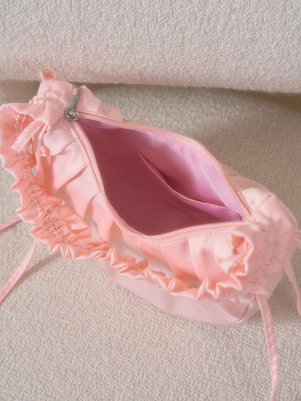 フラワーハンドルミニバッグ