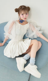 モデル：163cm（着用サイズ：FREE　着用カラー：WHT）