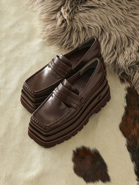 Platform loafers