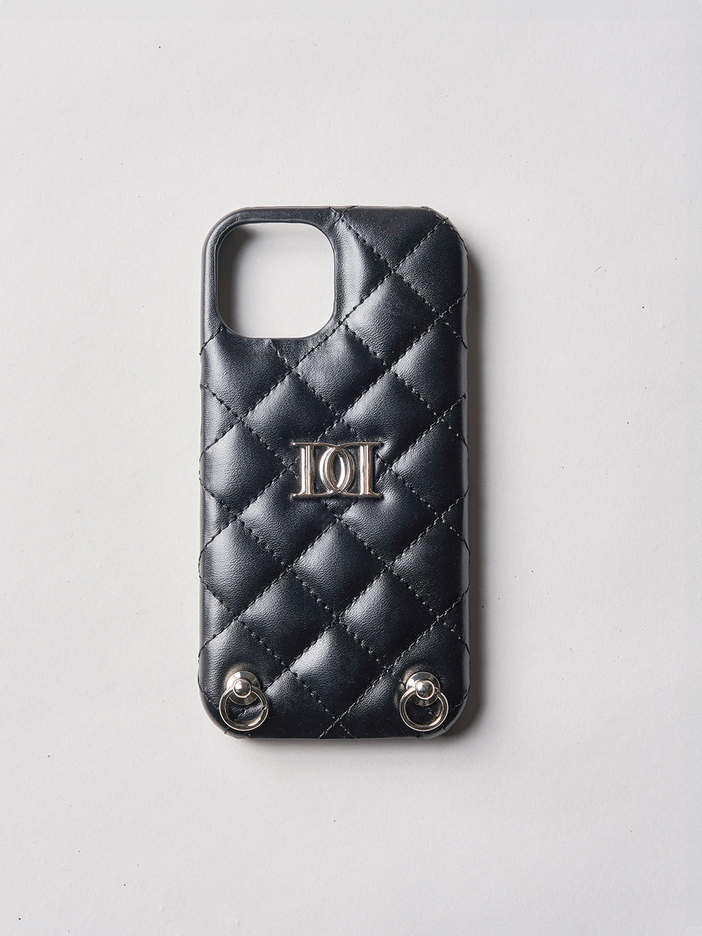 DDキルティングiPhoneケース - blk