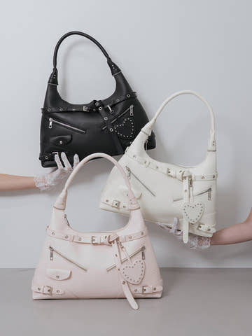 サイズ：FREE　カラー：WHT/B-PNK/BLK