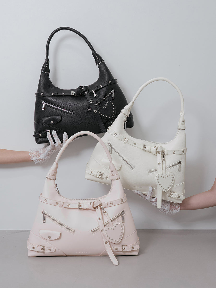 サイズ：FREE　カラー：WHT/B-PNK/BLK