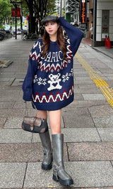 モデル：158cm（着用サイズ：FREE　着用カラー：NVY）