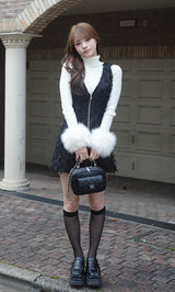 モデル：155cm（着用サイズ：FREE　着用カラー：IVO）
