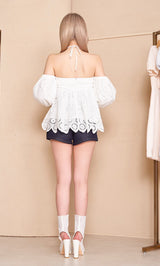 モデル：160cm（着用サイズ：FREE　着用カラー：WHT）