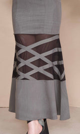 モデル：160cm（着用サイズ：FREE　着用カラー：GRY）