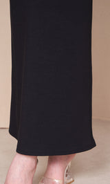 モデル：160cm（着用サイズ：FREE　着用カラー：BLK）