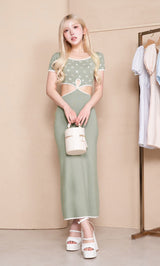 モデル：160cm（着用サイズ：FREE　着用カラー：MNT）