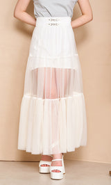 モデル：160cm（着用サイズ：FREE　着用カラー：WHT）
