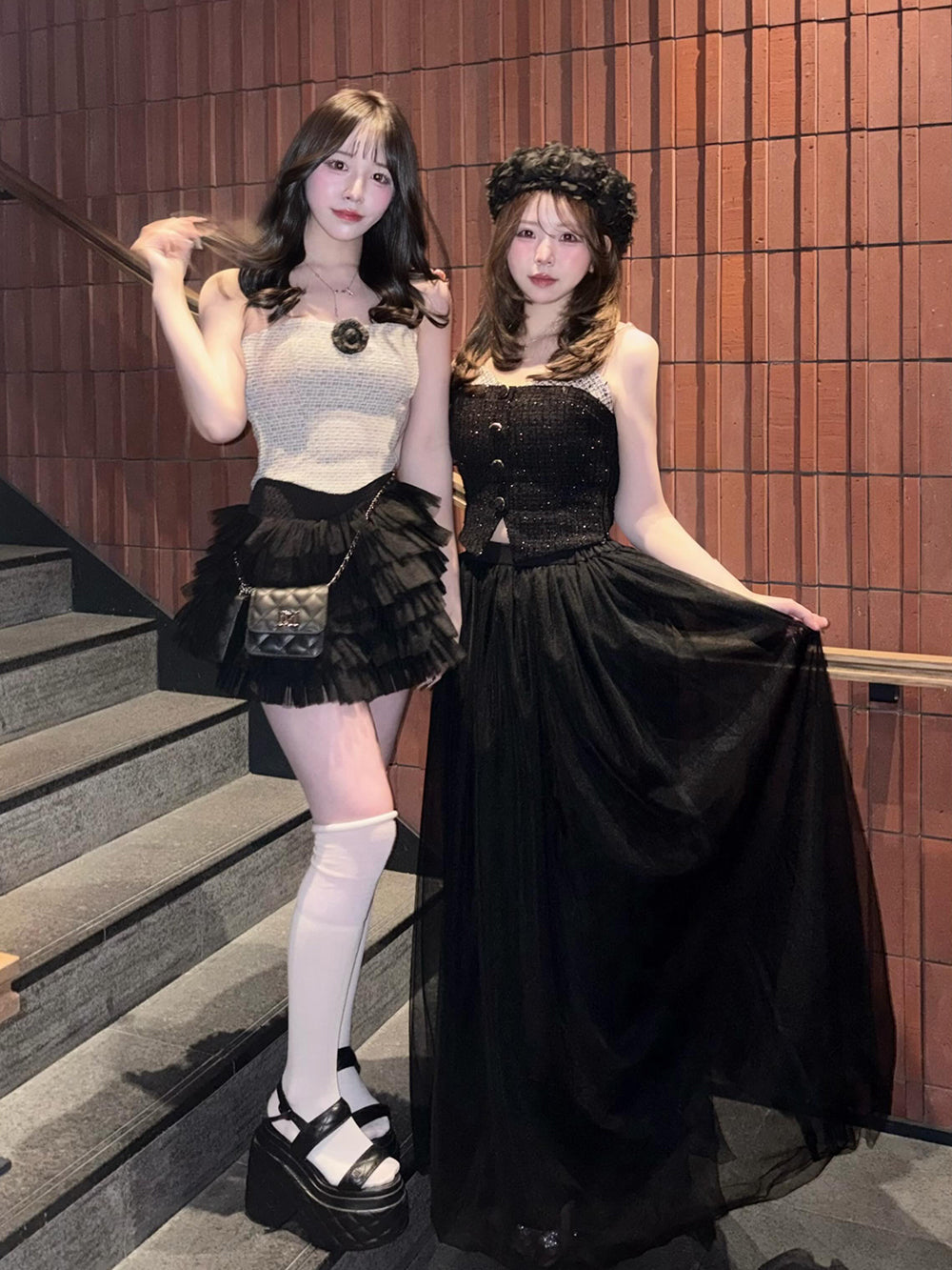 【BLK】155cm/FREE 【BLK】164cm/FREE