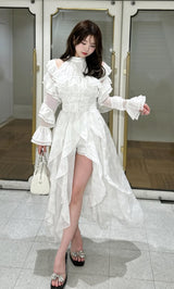 モデル：164cm（着用サイズ：FREE　着用カラー：WHT）
