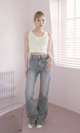 モデル：163cm（着用サイズ：FREE　着用カラー：WHT）