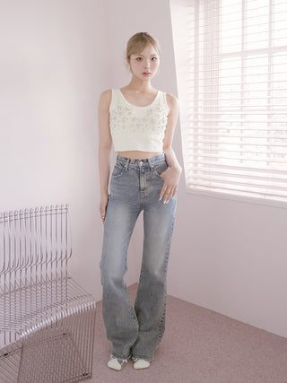 モデル：163cm（着用サイズ：FREE　着用カラー：WHT）