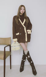 モデル：163cm（着用サイズ：FREE　着用カラー：BRN）