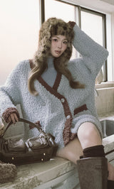 モデル：163cm（着用サイズ：FREE　着用カラー：SAX）