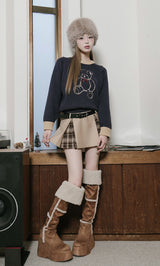 モデル：163cm（着用サイズ：FREE　着用カラー：NVY）