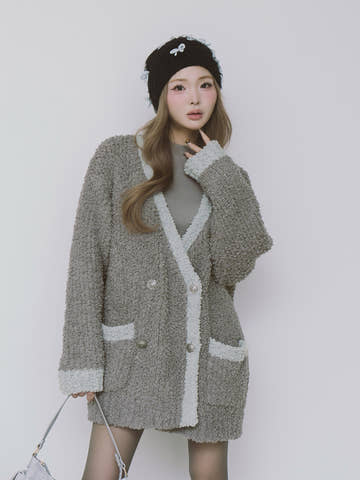 モデル：163cm（着用サイズ：FREE　着用カラー：GRY）