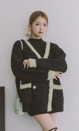 モデル：163cm（着用サイズ：FREE　着用カラー：BLK）