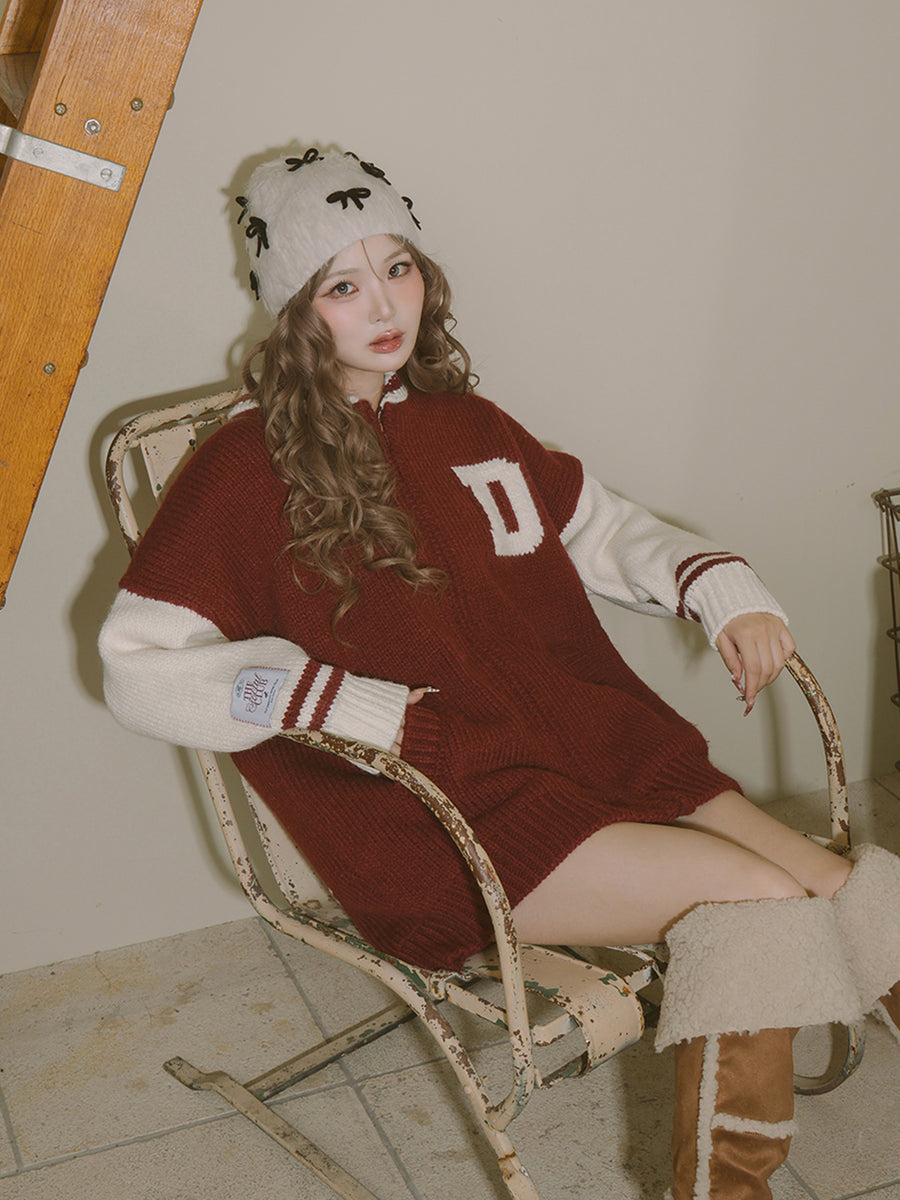 モデル：163cm（着用サイズ：FREE　着用カラー：BRD）