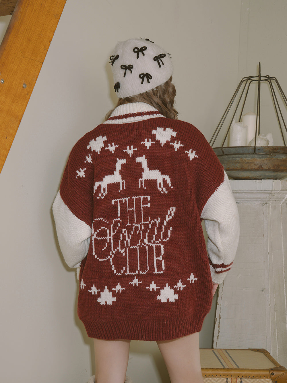 THE Social CLUBニットブルゾン