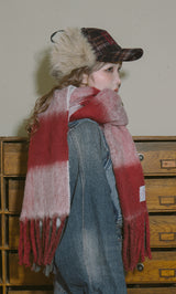 [Novelty] Checked Volume Scarf