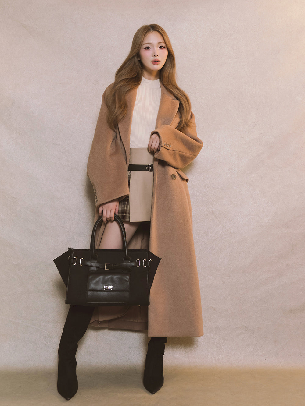 サイズ：FREE　カラー：BLK