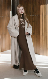 モデル：163cm（着用サイズ：FREE　着用カラー：BRN）