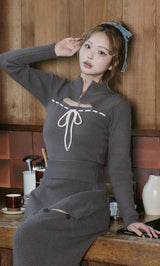 モデル：163cm（着用サイズ：FREE　着用カラー：GRY）