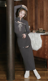 モデル：165cm（着用サイズ：FREE　着用カラー：GRY）