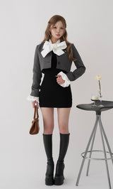 モデル：163cm（着用サイズ：S　着用カラー：GRY）