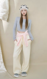 モデル：163cm（着用サイズ：FREE　着用カラー：IVO）