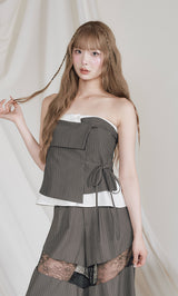 モデル：163cm（着用サイズ：FREE　着用カラー：GRY）