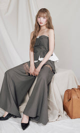 モデル：163cm（着用サイズ：FREE　着用カラー：GRY）