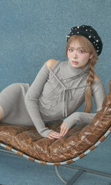 モデル：163cm（着用サイズ：FREE　着用カラー：GRY）