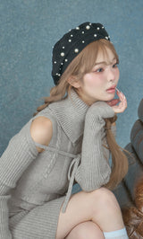 モデル：163cm（着用サイズ：FREE　着用カラー：GRY）