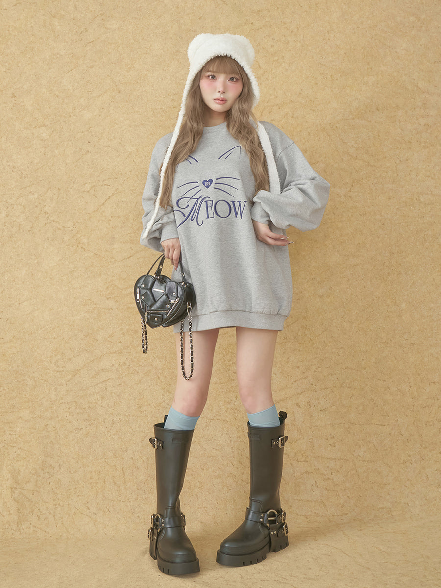 モデル：163cm（着用サイズ：FREE　着用カラー：GRY）
