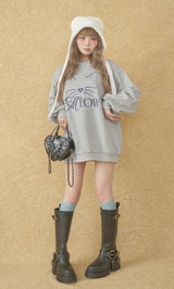 モデル：163cm（着用サイズ：FREE　着用カラー：GRY）