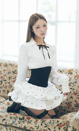 モデル：163cm（着用サイズ：FREE　着用カラー：WHT）