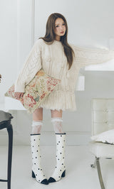 モデル：163cm（着用サイズ：FREE　着用カラー：WHT）