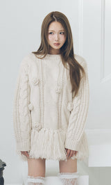 モデル：163cm（着用サイズ：FREE　着用カラー：WHT）