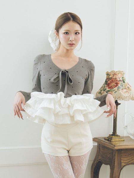 Voluminous Flared Knit Tunic