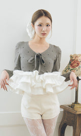 モデル：163cm（着用サイズ：FREE　着用カラー：GRY）