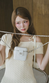 【novelty】Caviar Skin Leather Small Pouch