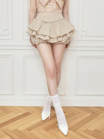 モデル：163cm（着用サイズ：FREE　着用カラー：BEG）