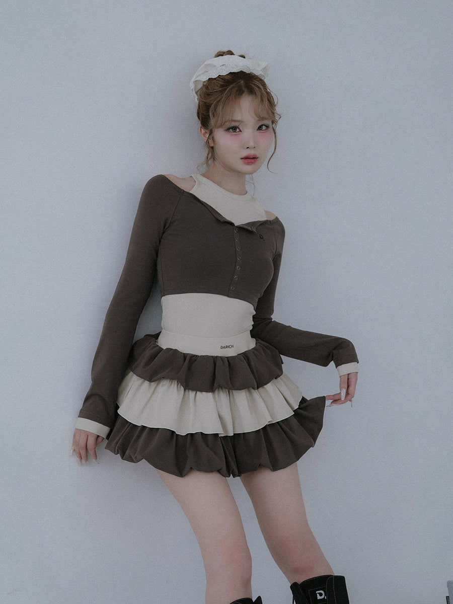 モデル：163cm（着用サイズ：FREE　着用カラー：C-GRY）