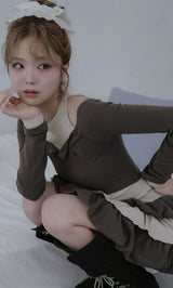 モデル：163cm（着用サイズ：FREE　着用カラー：C-GRY）