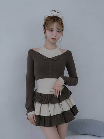 モデル：163cm（着用サイズ：FREE　着用カラー：C-GRY）