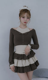 モデル：163cm（着用サイズ：FREE　着用カラー：C-GRY）