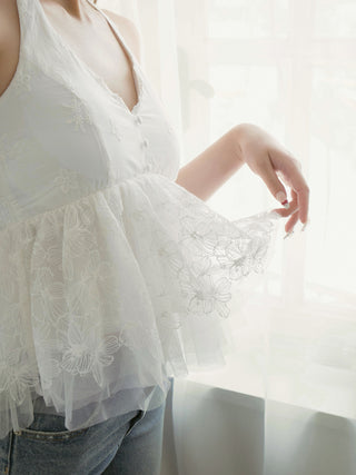 モデル：163cm（着用サイズ：FREE　着用カラー：WHT）