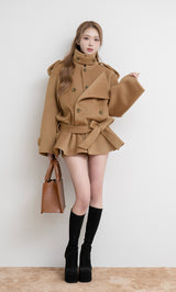 モデル：163cm（着用サイズ：FREE　着用カラー：CAM）